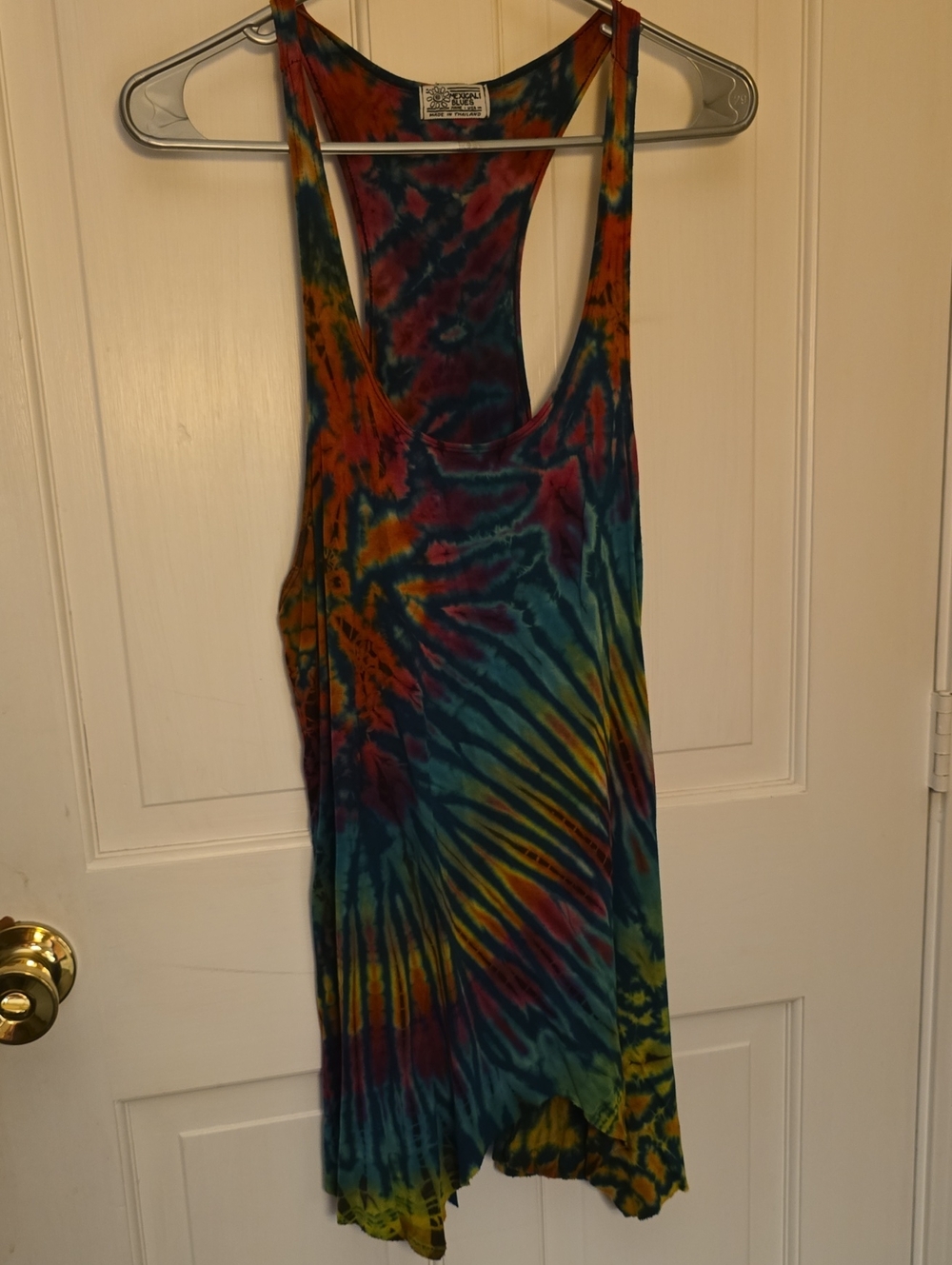 Mexicali Blues Tie-Dye Racerback Tank Top - Multicolor
